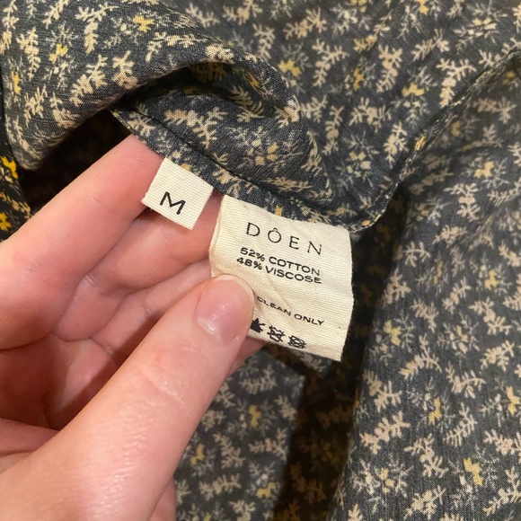 NWT Doen Buttercup Dress - Black Winter Ditsy - Picture 4 of 8